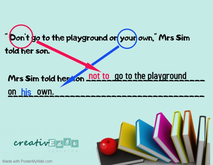 PSLE synthesis and transformation - Answer for question 2 reported order