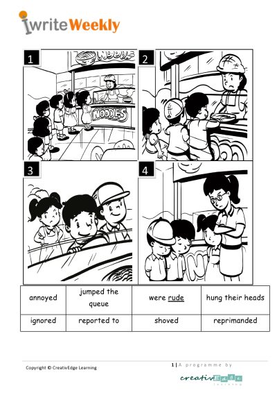 Primary 1 English composition topic 
