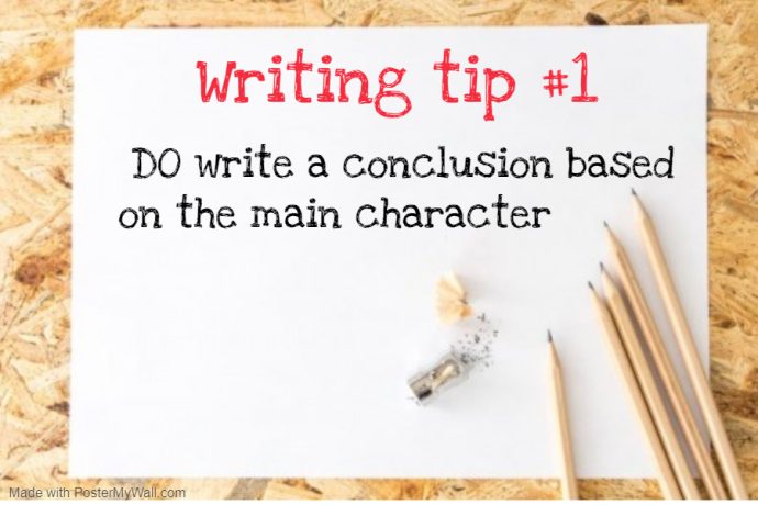 Tip 1 for writing a conclusion for Primary school composition - write a conclusion based on the main character